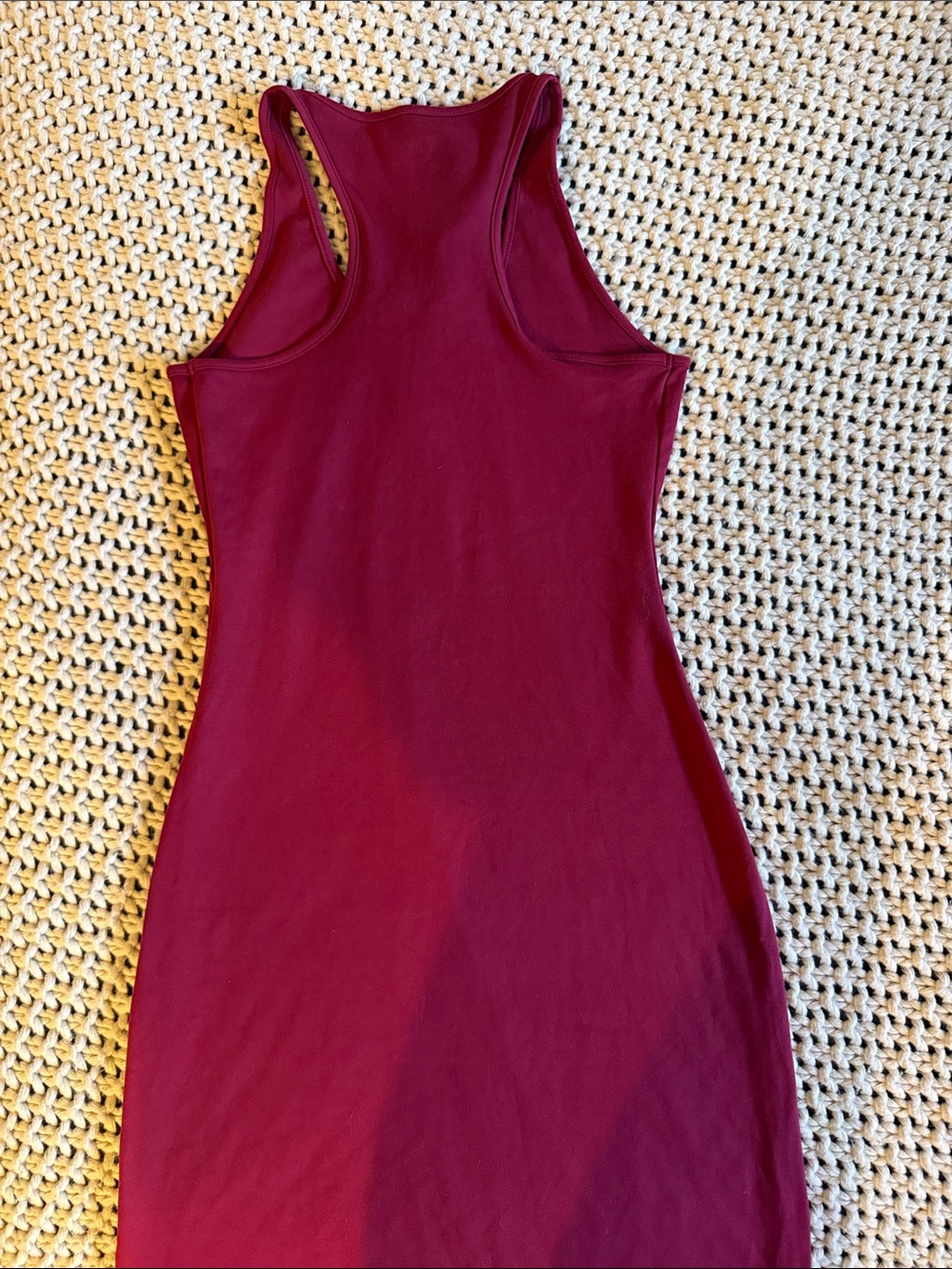 wild fable Raspberry Racerback Tie-Front Maxi Dress - Picture 4 of 5